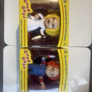 Tiffany And Chucky Good Guys Vinyl Figure 4.5in NEW Childs Play Collectible 2025